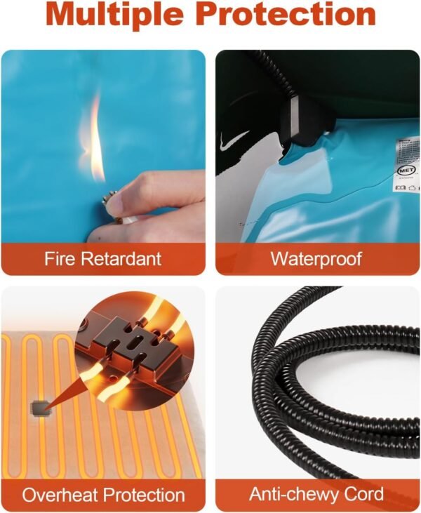 Waterproof Heated Pet Pad (28″L x 16″W) - Image 3